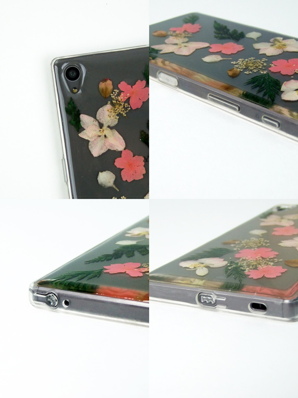 リアル押し花iPhoneケースドライフラワー