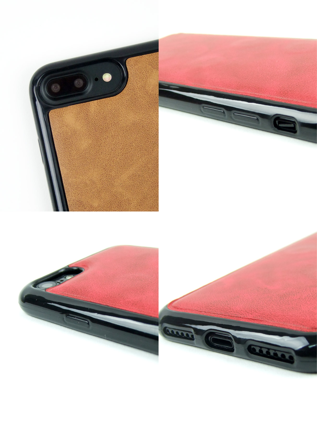iPhone7 plus】超多機能手帳型ケース 付属のソフトケースが