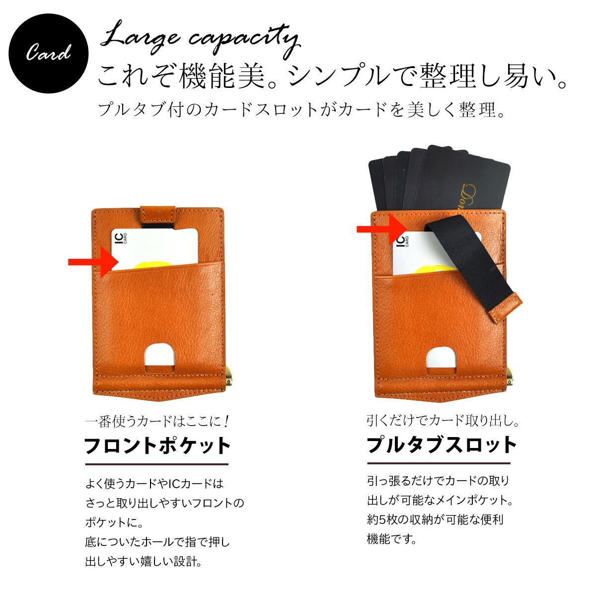 Dom Teporna Italy 本革 イタリアンレザー 薄型スリム